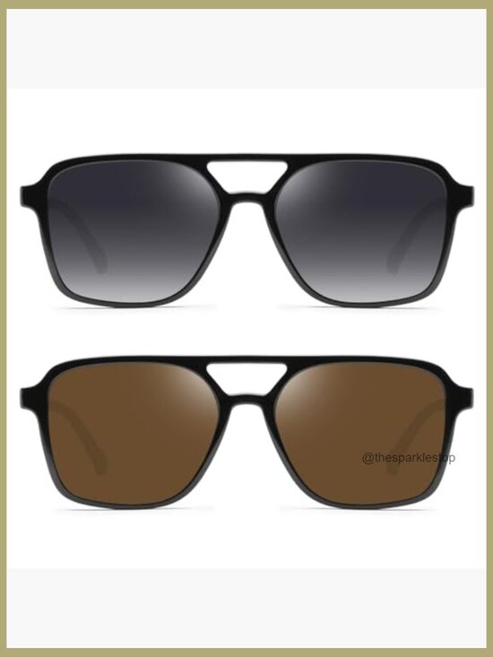 Retro Aviator Sunglasses with TAC Lenses UV400 Protection